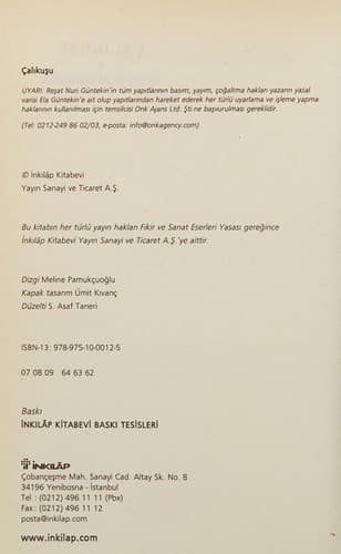 Çalıkuşu kapağı